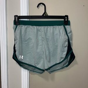 Under Armour Women's Green Athletic Shorts